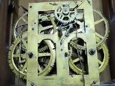 Senovinis mechaninis laikrodis su svoriais - nuotraukos Nr. 6