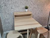 Ikea medinis stalas + Ikea medinės kėdės - nuotraukos Nr. 2