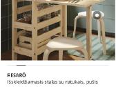 Ikea medinis stalas + Ikea medinės kėdės - nuotraukos Nr. 6