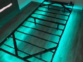 Viengulės lovos 200x90 rėmas su rgb - nuotraukos Nr. 5