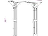 Sodo arka, 200x52x204cm vidaxl(40778) - nuotraukos Nr. 4