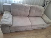 Pilka sofa/lova - nuotraukos Nr. 3