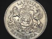 Sidabrinė moneta 2 lati 1925 m. (Latvija) - nuotraukos Nr. 2
