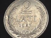 Sidabrinė moneta 2 lati 1925 m. (Latvija) - nuotraukos Nr. 8
