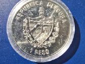 Kuba 1995 1 peso Cu-ni Karibų piratai Piet Heyn - nuotraukos Nr. 2