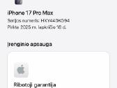iPhone 17 pro Max 256gb Deep Blue - nuotraukos Nr. 2