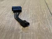 Laidas 4 pin Molex female, Floppy 4pin, 5 cm - nuotraukos Nr. 2