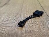 Laidas 4 pin Molex female, Floppy 4pin, 5 cm - nuotraukos Nr. 3