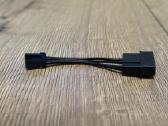 Laidas 4 pin Molex female, Floppy 4pin, 5 cm - nuotraukos Nr. 4