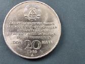 Vokietija VDR 1983 20 Mark Cu-ni Unc Karl Marx - nuotraukos Nr. 2
