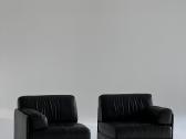 Vintažinė odinė De Sede šveicarų gamintojo sofa - nuotraukos Nr. 4