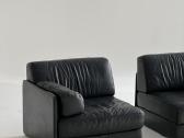 Vintažinė odinė De Sede šveicarų gamintojo sofa - nuotraukos Nr. 5