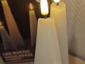 LED baltos parafino žvakės - nuotraukos Nr. 2