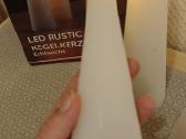LED baltos parafino žvakės - nuotraukos Nr. 3