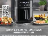 Caso Airfry & Steam karšto oro gruzdintuvė su garu - nuotraukos Nr. 2