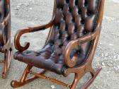 Chesterfield odiniai supami krėslai - nuotraukos Nr. 2