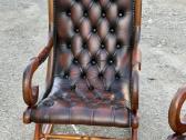 Chesterfield odiniai supami krėslai - nuotraukos Nr. 3