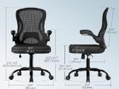 Naujos ergonominės biuro kėdės Songmics - nuotraukos Nr. 5