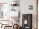 Granulinė krosnelė Cadel Prince 11kw su ortakiu - nuotraukos Nr. 3