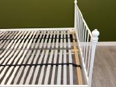 Parduodama Ikea balta metalinė lova, 140 200 - nuotraukos Nr. 3