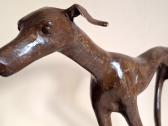 Bronzinės figūros 2vnt. Šuns kurto -28cm - nuotraukos Nr. 5