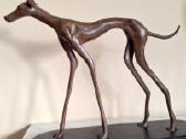 Bronzinės figūros 2vnt. Šuns kurto -28cm - nuotraukos Nr. 6