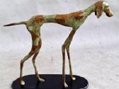 Bronzinės figūros 2vnt. Šuns kurto -28cm - nuotraukos Nr. 18
