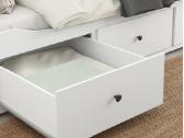 Ikea Hemnes lova su stalčiais + čiužinys - nuotraukos Nr. 2
