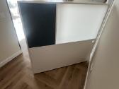 Balta lentyna-spintelė su stalčiumi, 126,5 cm - nuotraukos Nr. 4
