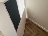 Balta lentyna-spintelė su stalčiumi, 126,5 cm - nuotraukos Nr. 5