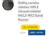 Robotas siurblys Miele Scout Rx2 - nuotraukos Nr. 11