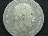 Sidabrinė moneta 2 Markės 1876 A Prūsija Wilhelm - nuotraukos Nr. 4