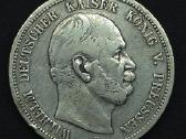 Sidabrinė moneta 5 Markės 1876 B Prūsija Wilhelm - nuotraukos Nr. 4
