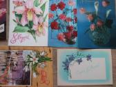 Vintage postcards, tarybiniai atvirukai su kovo 8d - nuotraukos Nr. 4