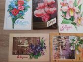 Vintage postcards, tarybiniai atvirukai su kovo 8d - nuotraukos Nr. 5