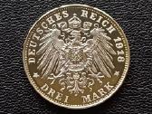 3 markes 2001m. Vokietija sidabras 900 - nuotraukos Nr. 2