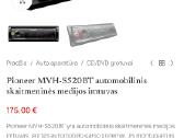 Magnetola pioneer dsp/bluetooth/usb - nuotraukos Nr. 5