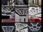 Hexagon LED 485cm*244cm garažo šviestuvas korinis - nuotraukos Nr. 4