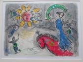 Marc Chagall, keturios litografijos. - nuotraukos Nr. 2