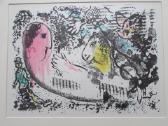 Marc Chagall, keturios litografijos. - nuotraukos Nr. 5