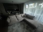 Kampinė smėlio spalvos sofa 2730x 2290 - nuotraukos Nr. 2