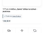 Parduodu 117 cm minkštas „gamo“ dėklas karabinui - nuotraukos Nr. 2
