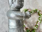 Išskirtinė masyvi sidabrinė mergaitės skulptūra - nuotraukos Nr. 4