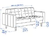 Ikea Landskrona dvivietė sofa - nuotraukos Nr. 3