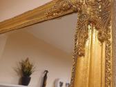Pakabinamas veidrodis su aukso spalvos rėmais - nuotraukos Nr. 2