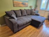 Pilka sofa/lova/kampas - nuotraukos Nr. 2