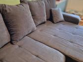Pilka sofa/lova/kampas - nuotraukos Nr. 3