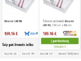 Pigiai Viena brangiausiu Beurer el.šildoma paklodė - nuotraukos Nr. 2