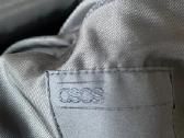 Mėlynai pilkas vyriškas Asos puspaltis su vilna M - nuotraukos Nr. 3