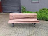 Lauko suolas 2m./80kg.kojos 44kg.atrestauruotos se - nuotraukos Nr. 3